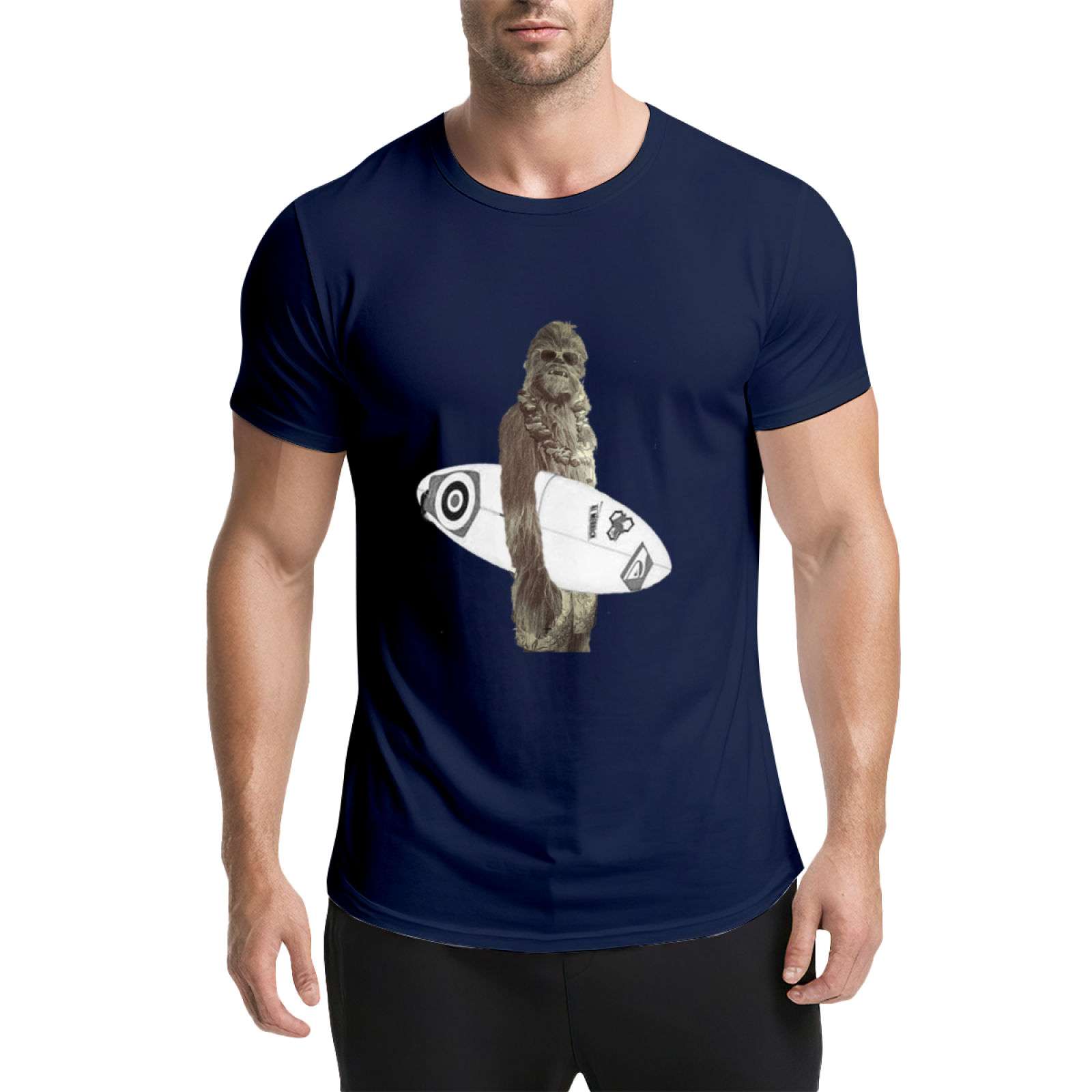 Chewbacca Surfer Funny Star Wars T-Shirt