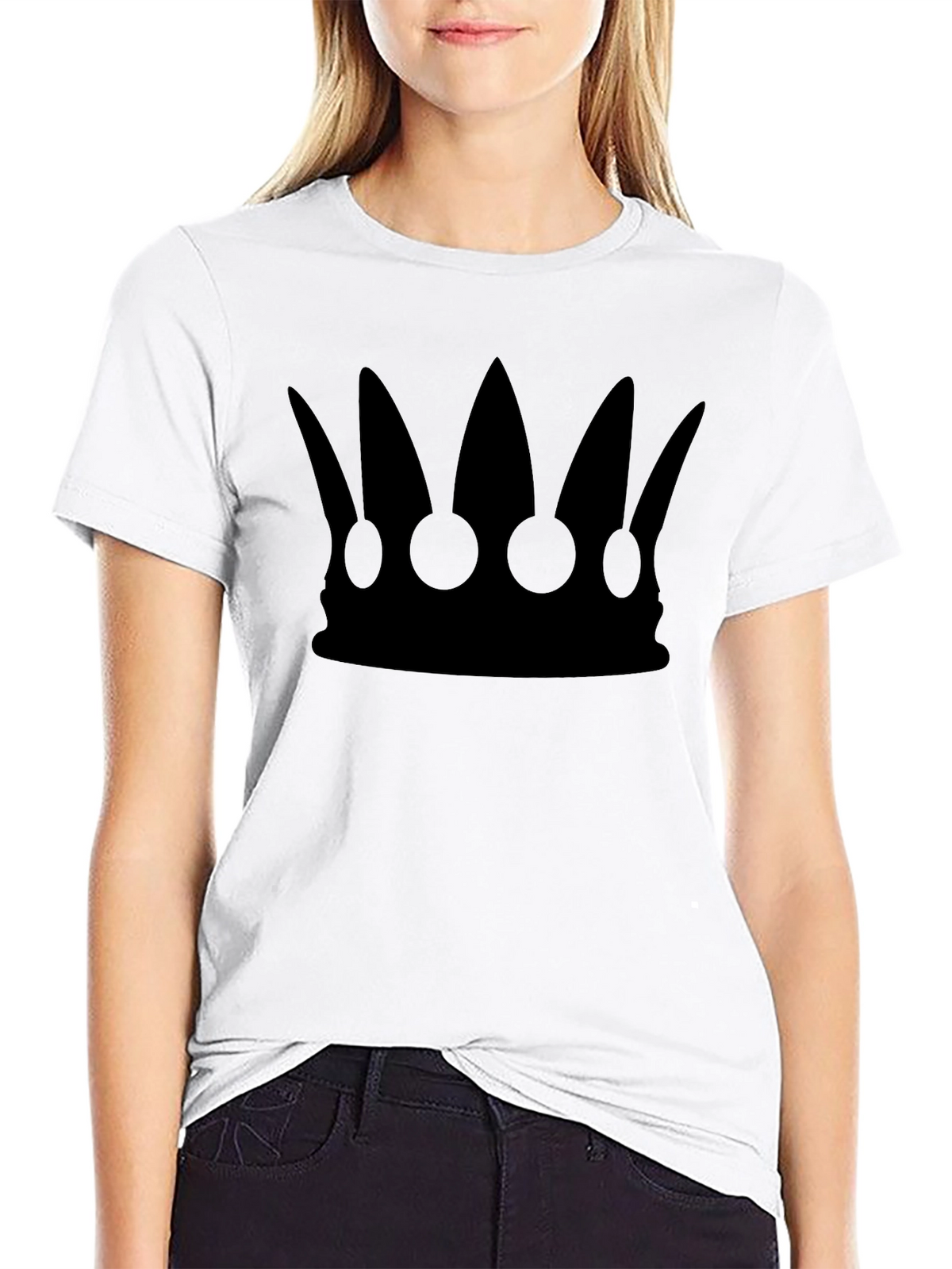 Crown Graphic Tee - Black