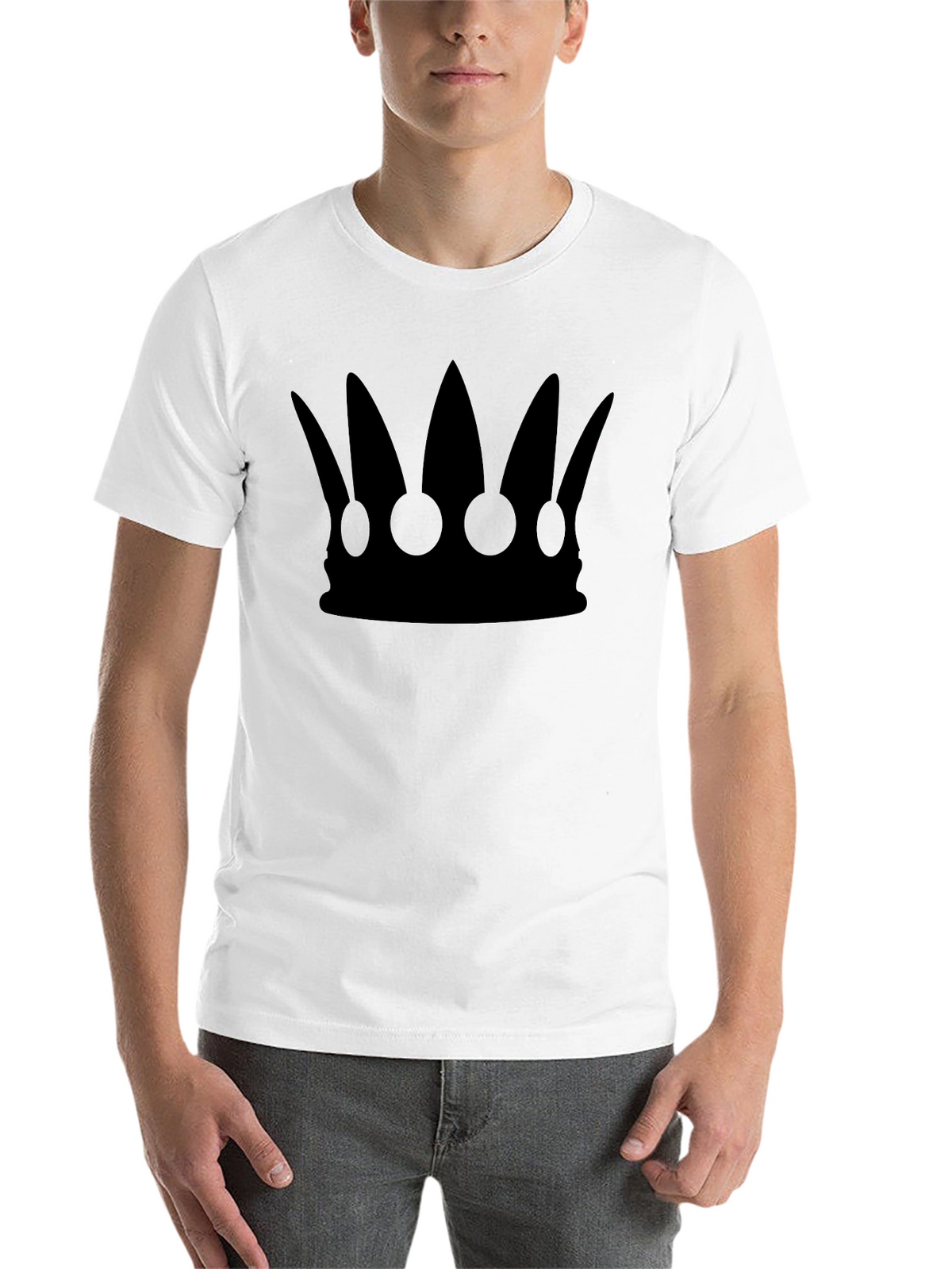 Crown Graphic Tee - Black