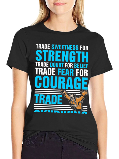 Courage Skydiving Graphic T-Shirt