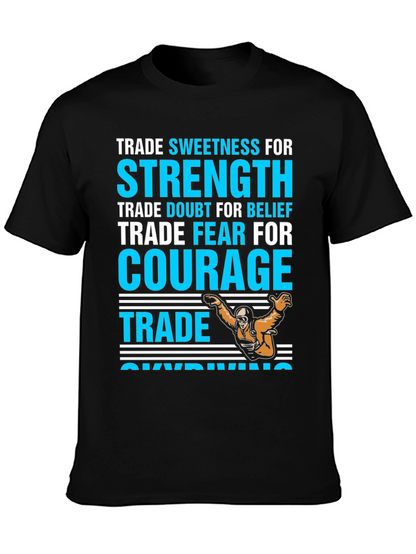 Courage Skydiving Graphic T-Shirt