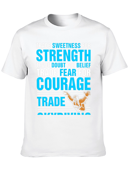 Courage Skydiving Graphic T-Shirt