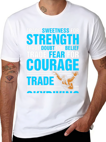 Courage Skydiving Graphic T-Shirt
