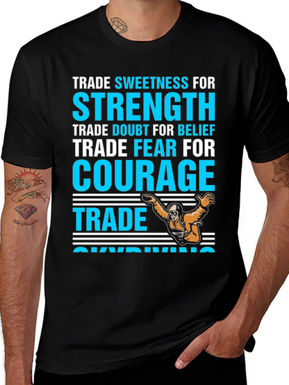 Courage Skydiving Graphic T-Shirt