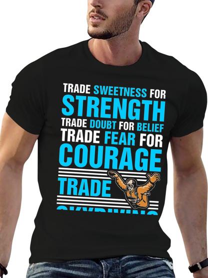 Courage Skydiving Graphic T-Shirt