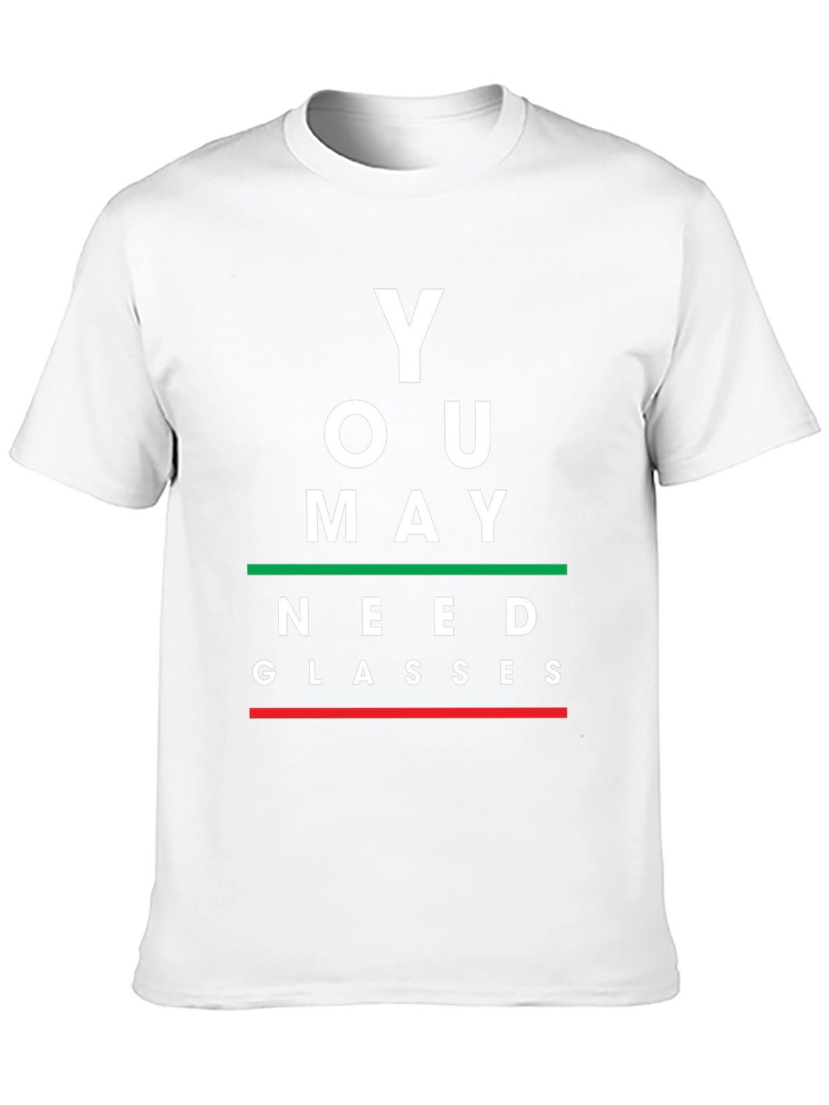 You May Need Glasses Black Graphic Tee