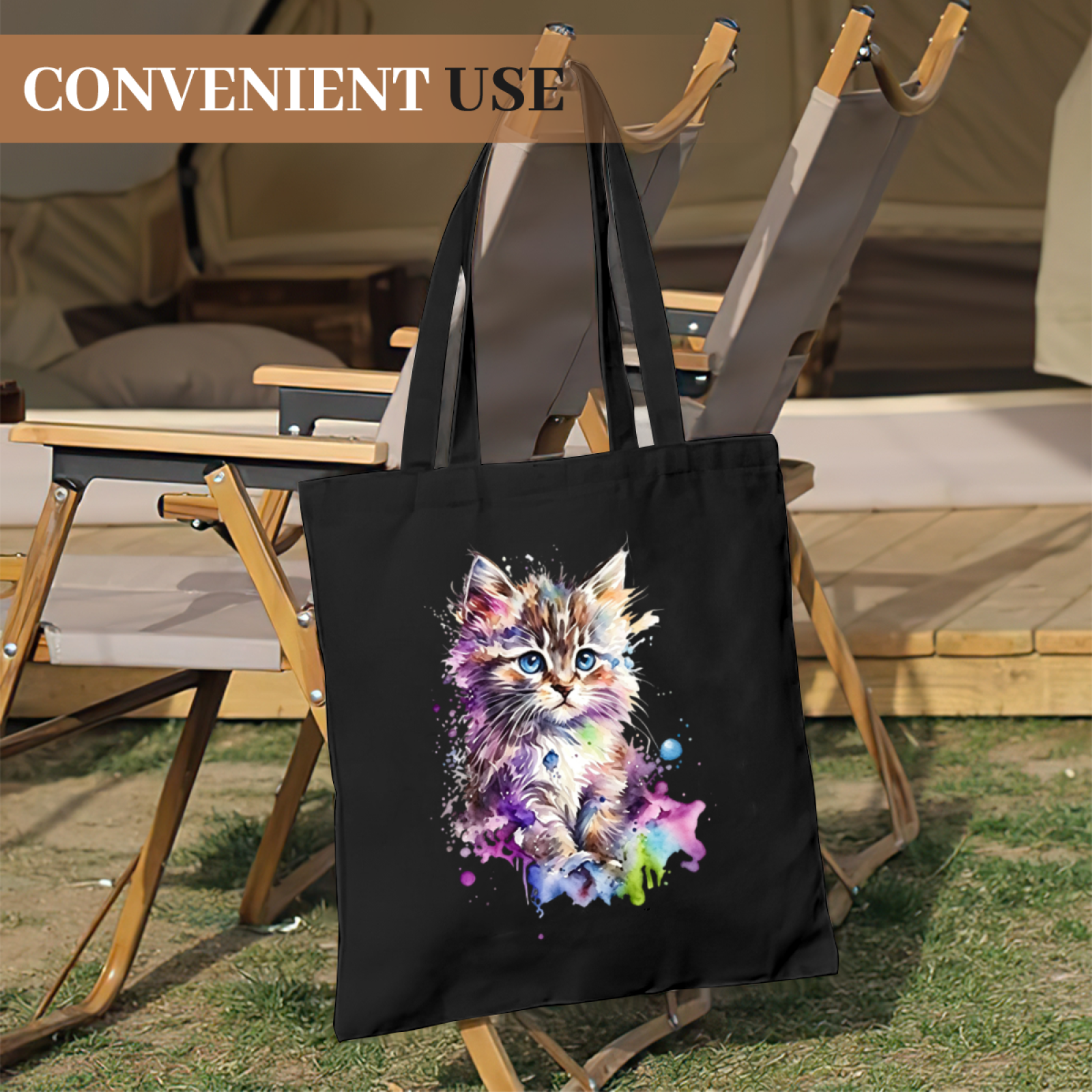 Retro Vintage American Flag Canvas Tote | Patriotic History Themed Shoulder Handbag