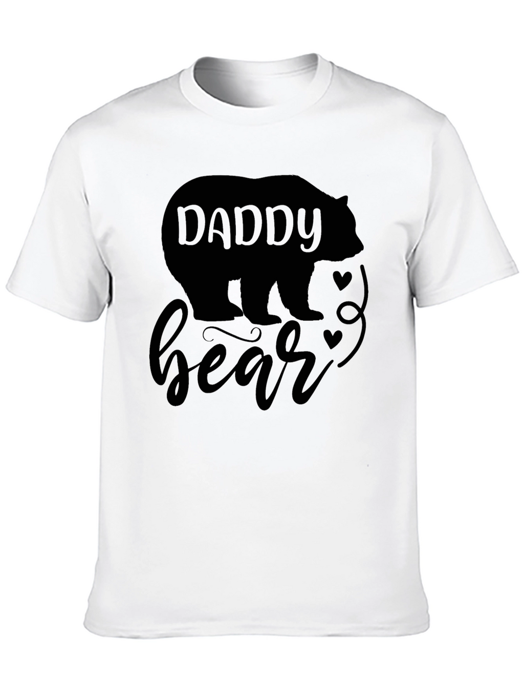 Daddy Bear Black T-Shirt - Fathers Day Gift Idea