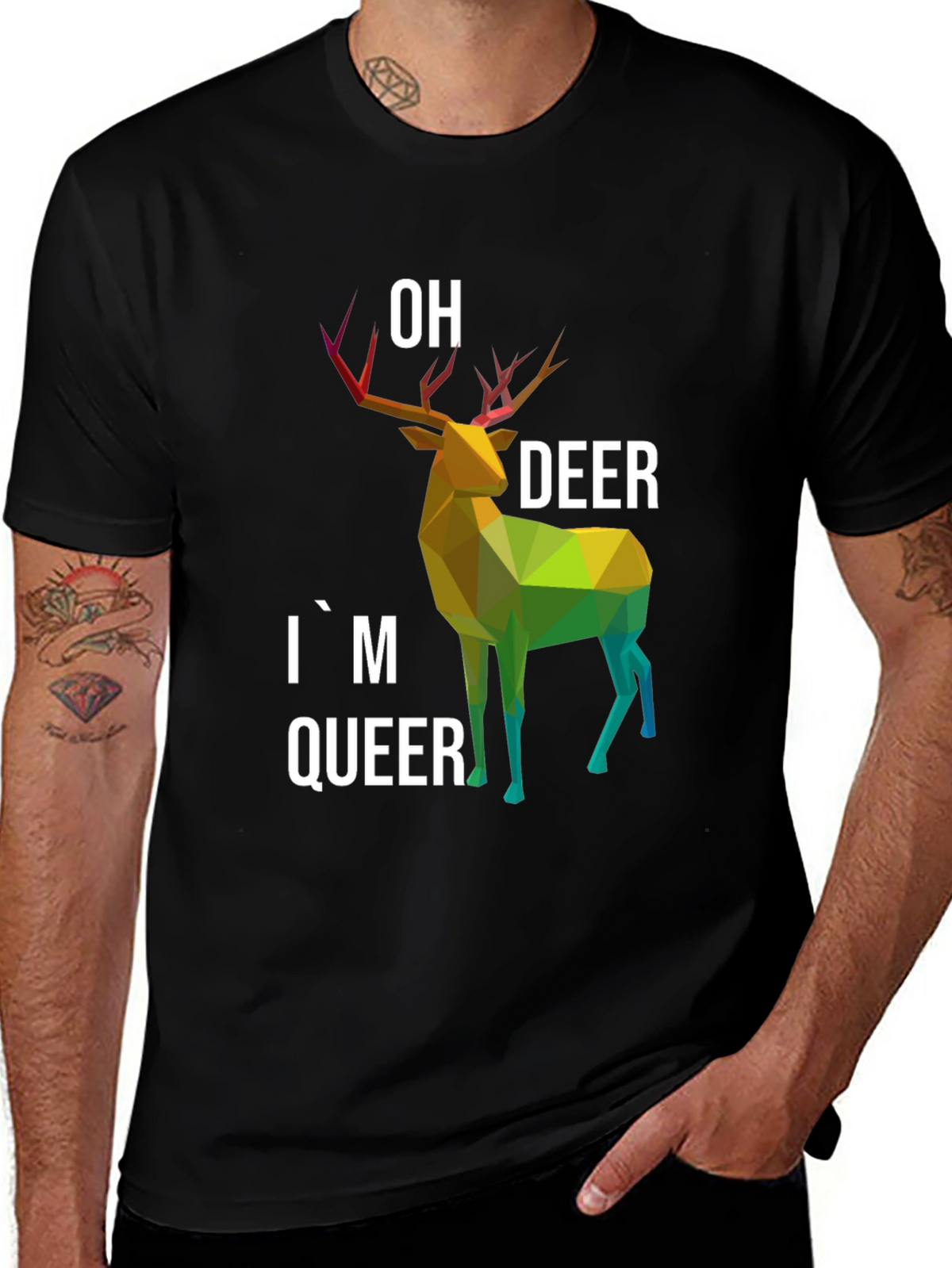 Oh Deer Im Queer T-Shirt