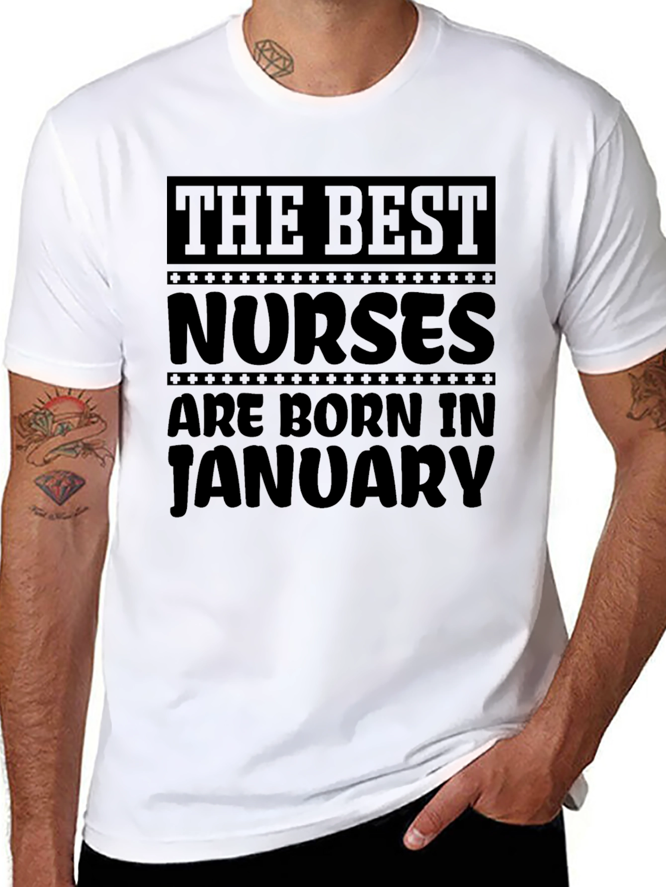 Best Nurses Born in January T-Shirt