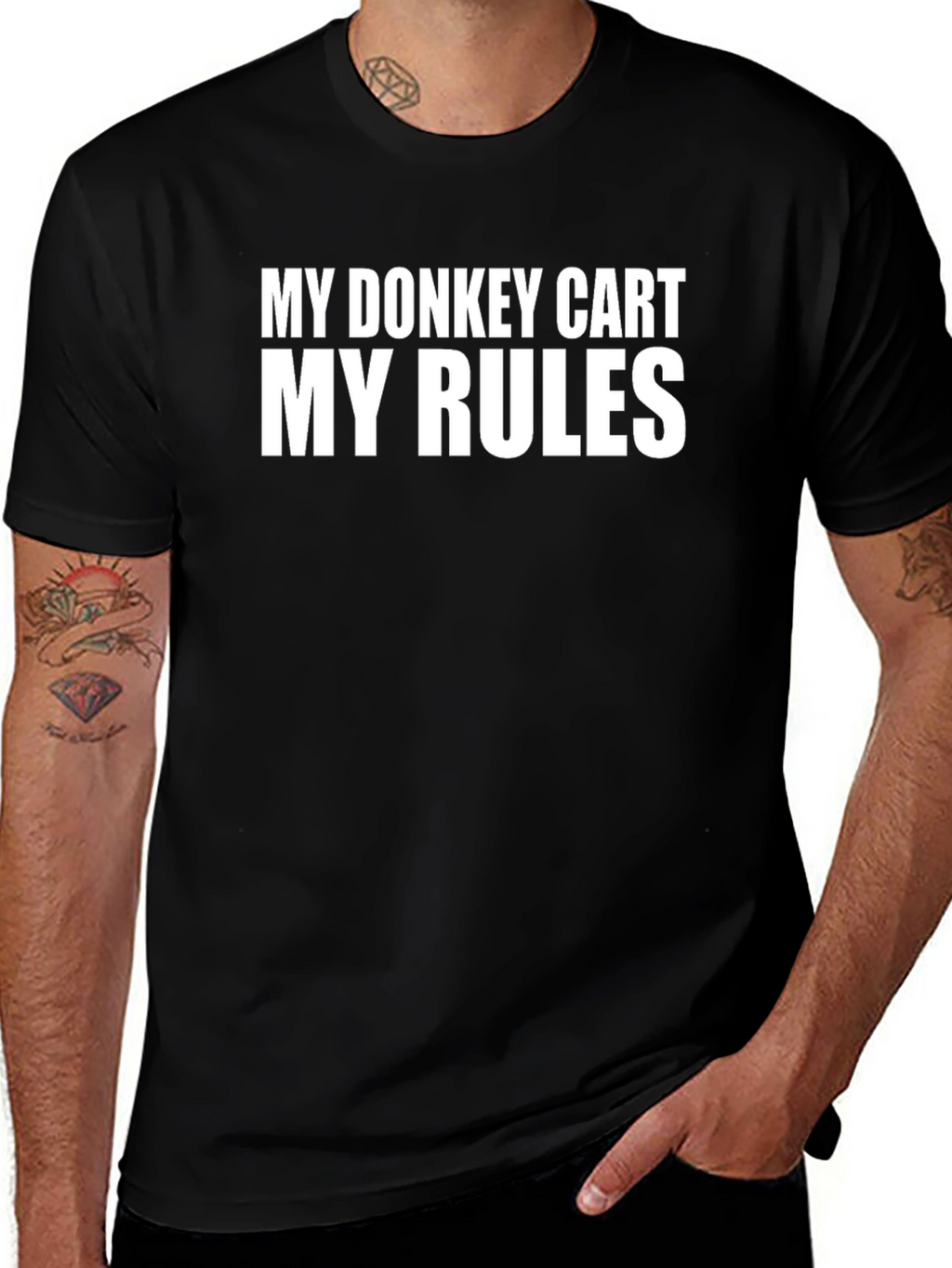 My Donkey Cart My Rules Graphic Tee