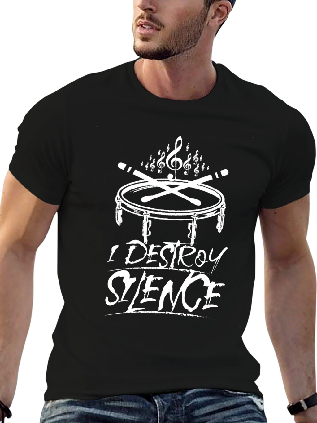 Destroy Silence Drummer T-Shirt