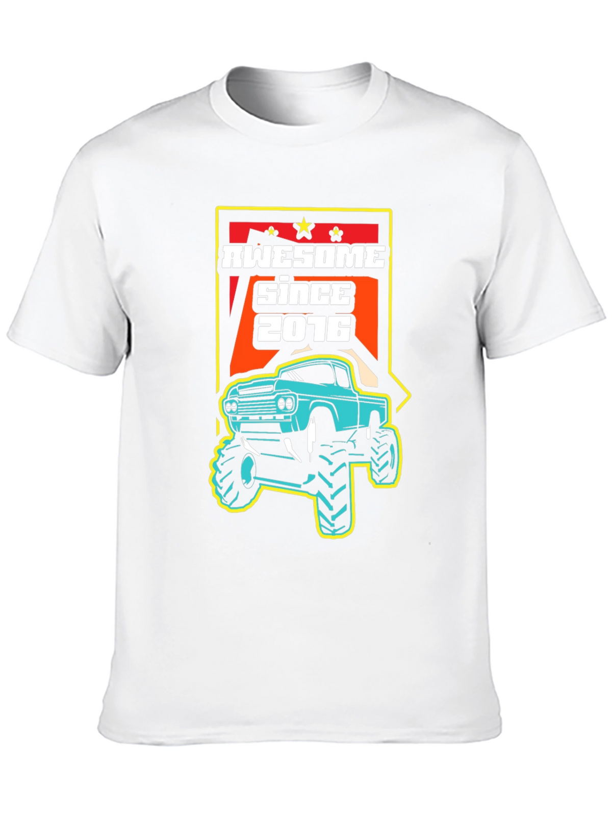 Awesome Since 2016 Monster Truck Graphic Tee