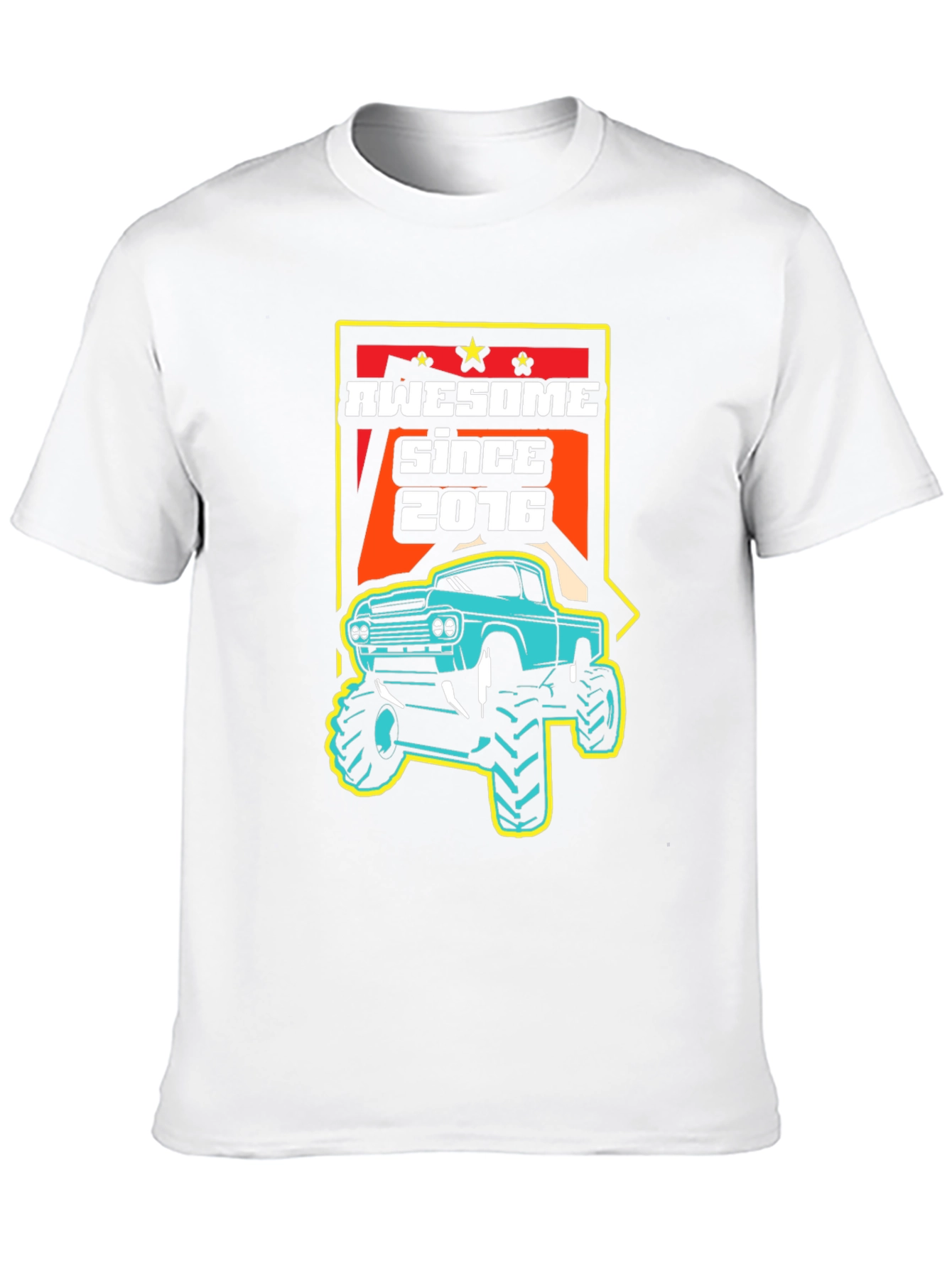 Awesome Since 2016 Monster Truck Graphic Tee
