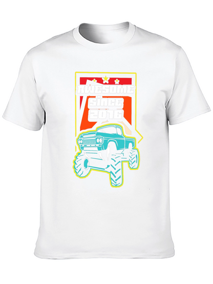Awesome Since 2016 Monster Truck Graphic Tee