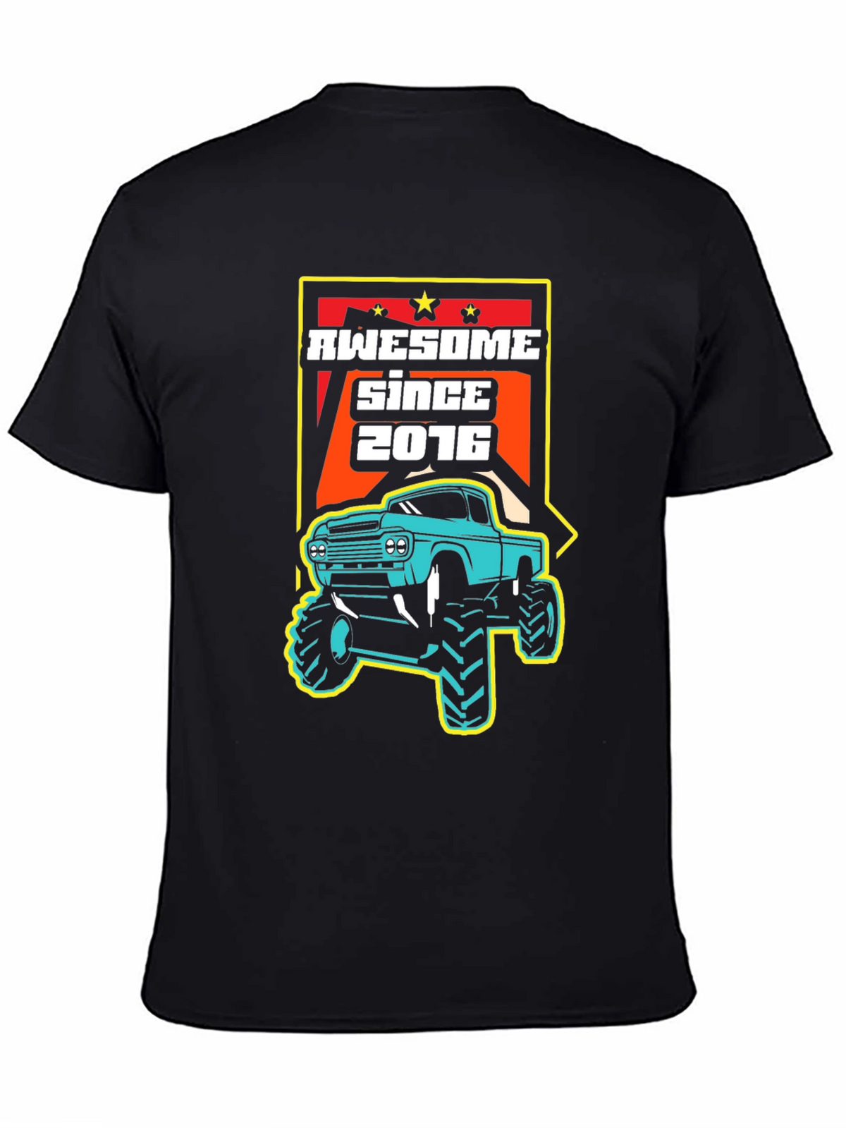 Awesome Since 2016 Monster Truck Graphic Tee