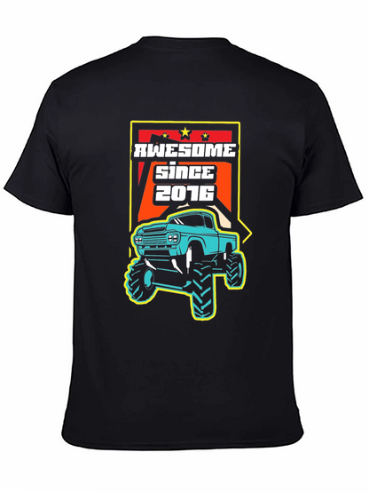 Awesome Since 2016 Monster Truck Graphic Tee