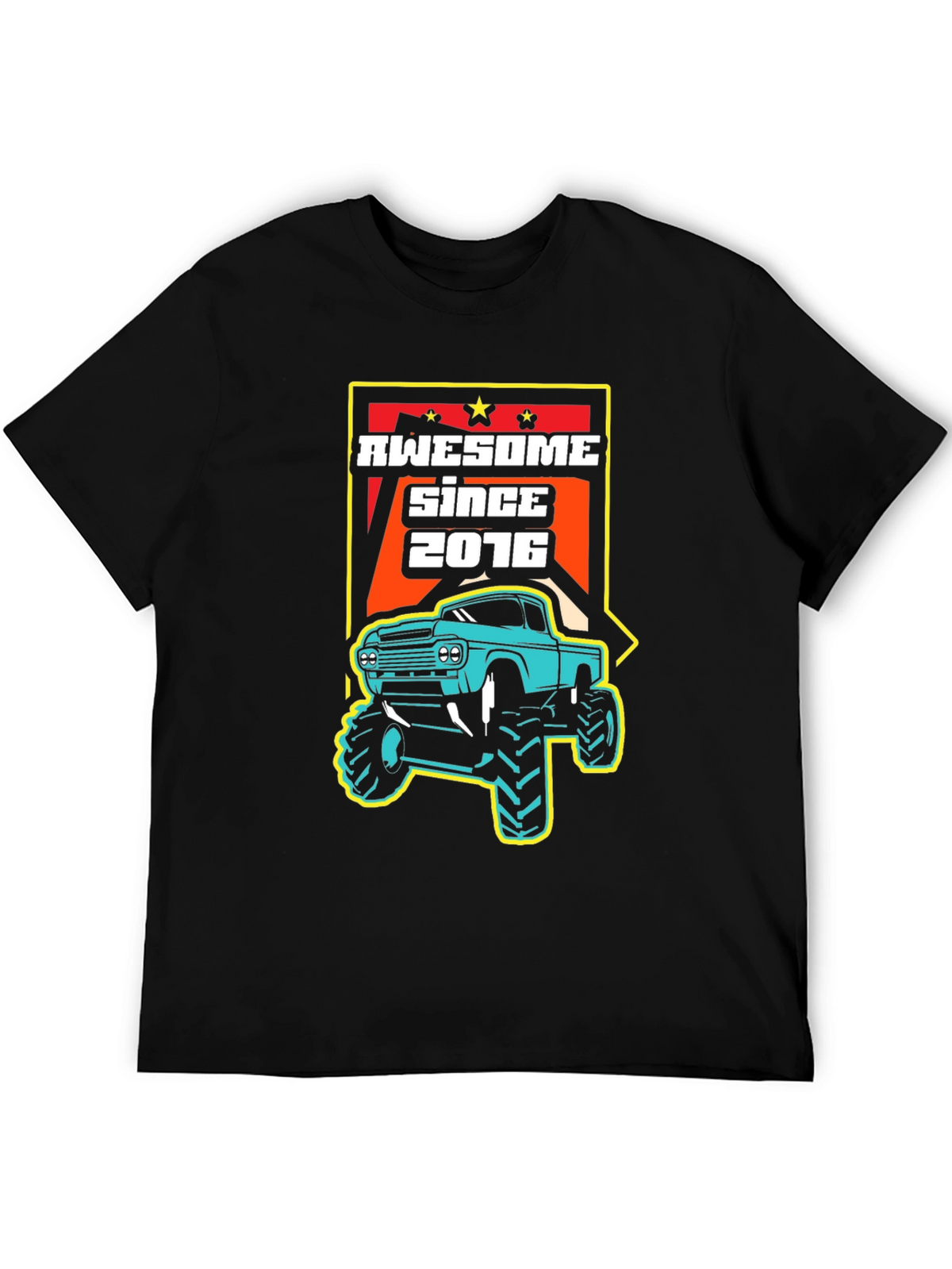 Awesome Since 2016 Monster Truck Graphic Tee