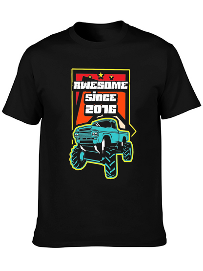 Awesome Since 2016 Monster Truck Graphic Tee