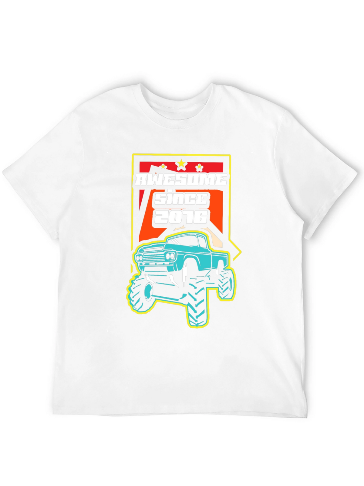 Awesome Since 2016 Monster Truck Graphic Tee