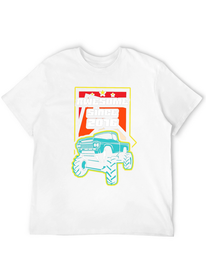 Awesome Since 2016 Monster Truck Graphic Tee