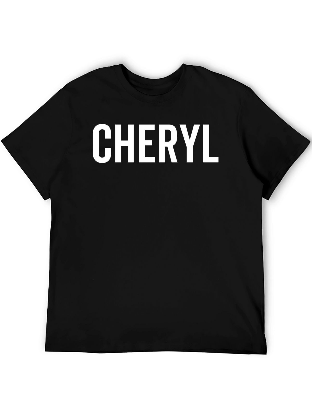 Personalized Cheryl Black T-Shirt