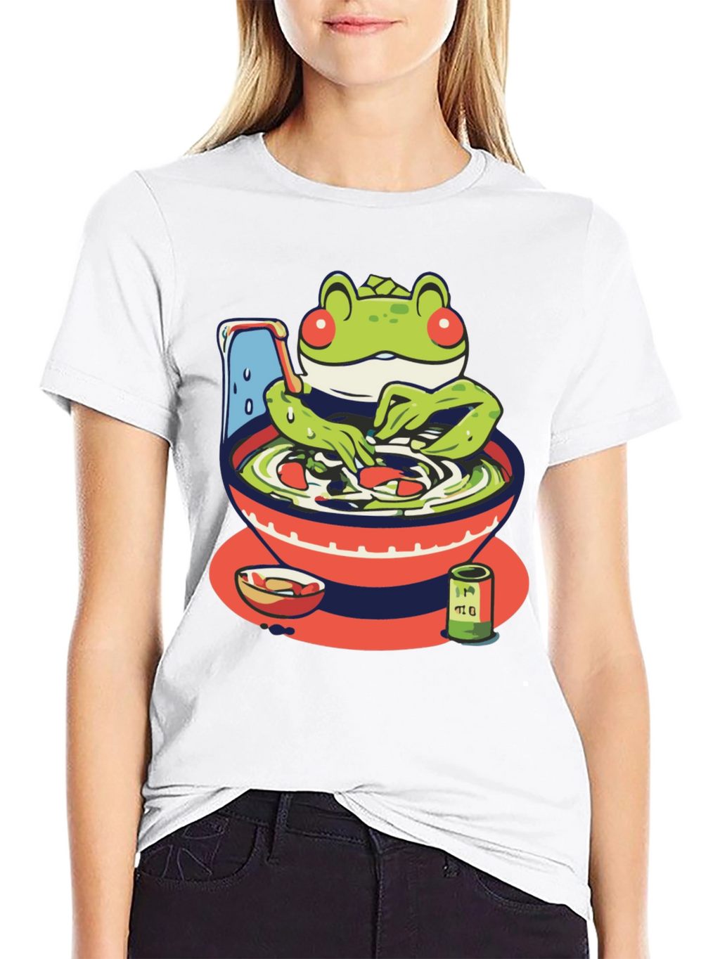Frog Ramen T-Shirt - Unique Graphic Tee