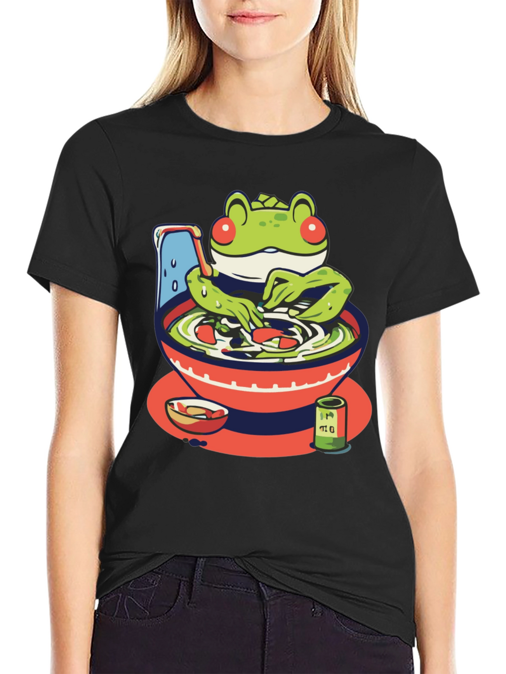 Frog Ramen T-Shirt - Unique Graphic Tee