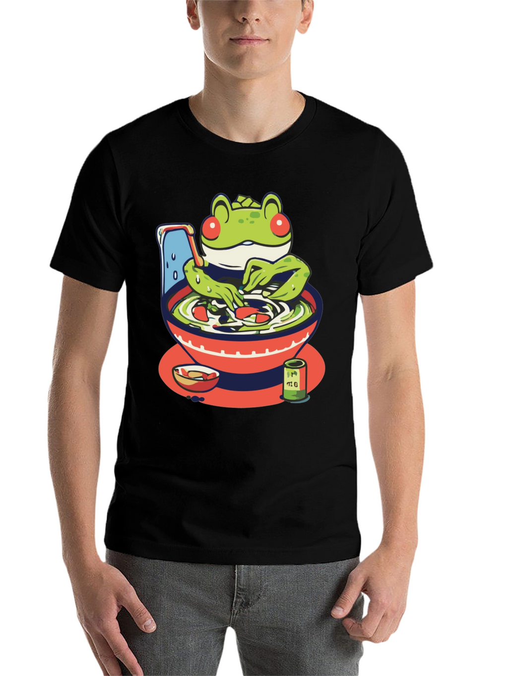 Frog Ramen T-Shirt - Unique Graphic Tee