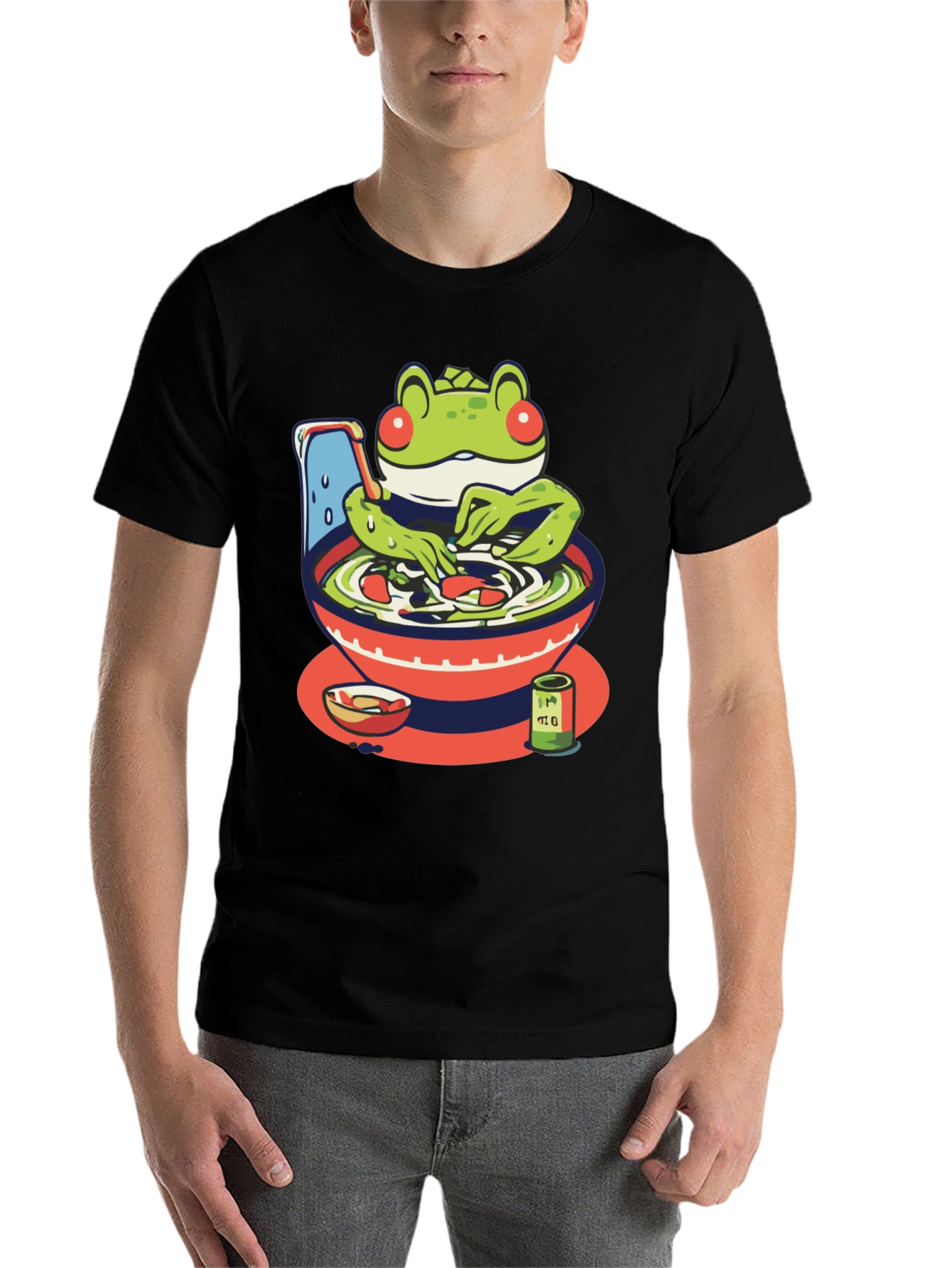 Frog Ramen T-Shirt - Unique Graphic Tee