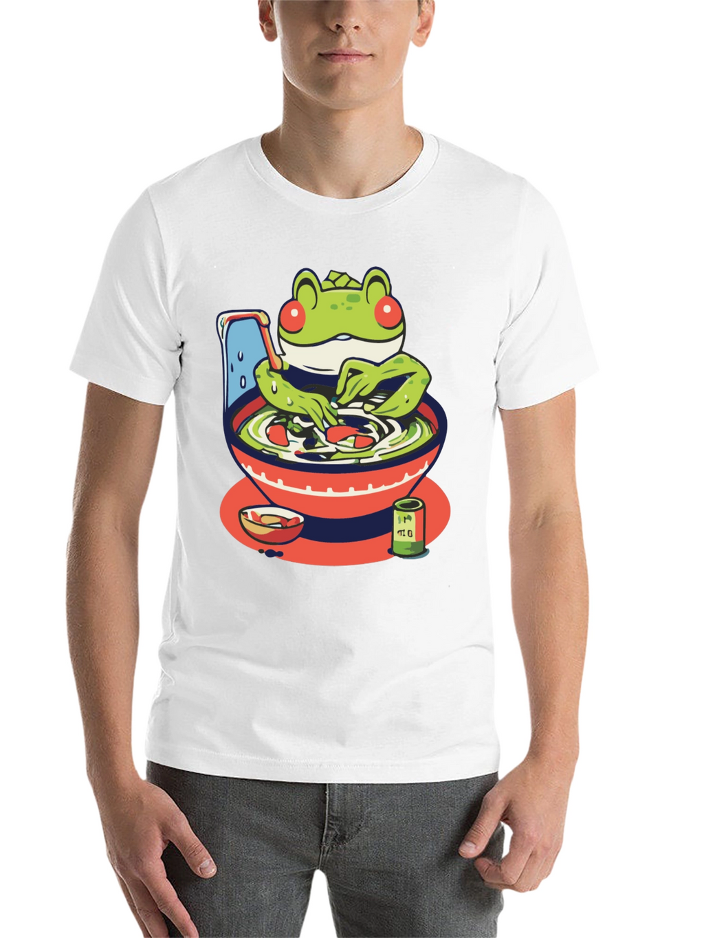 Frog Ramen T-Shirt - Unique Graphic Tee