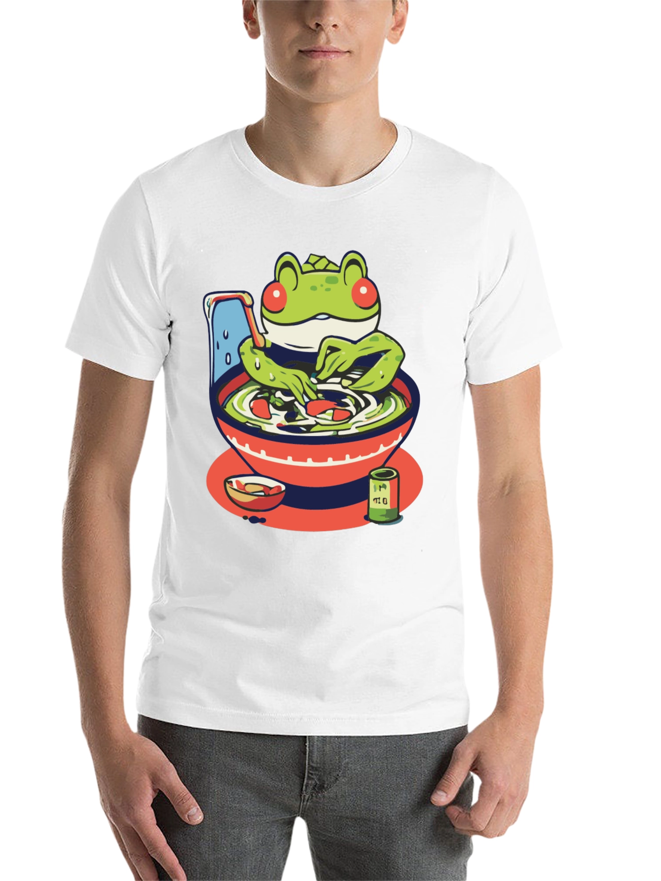 Frog Ramen T-Shirt - Unique Graphic Tee