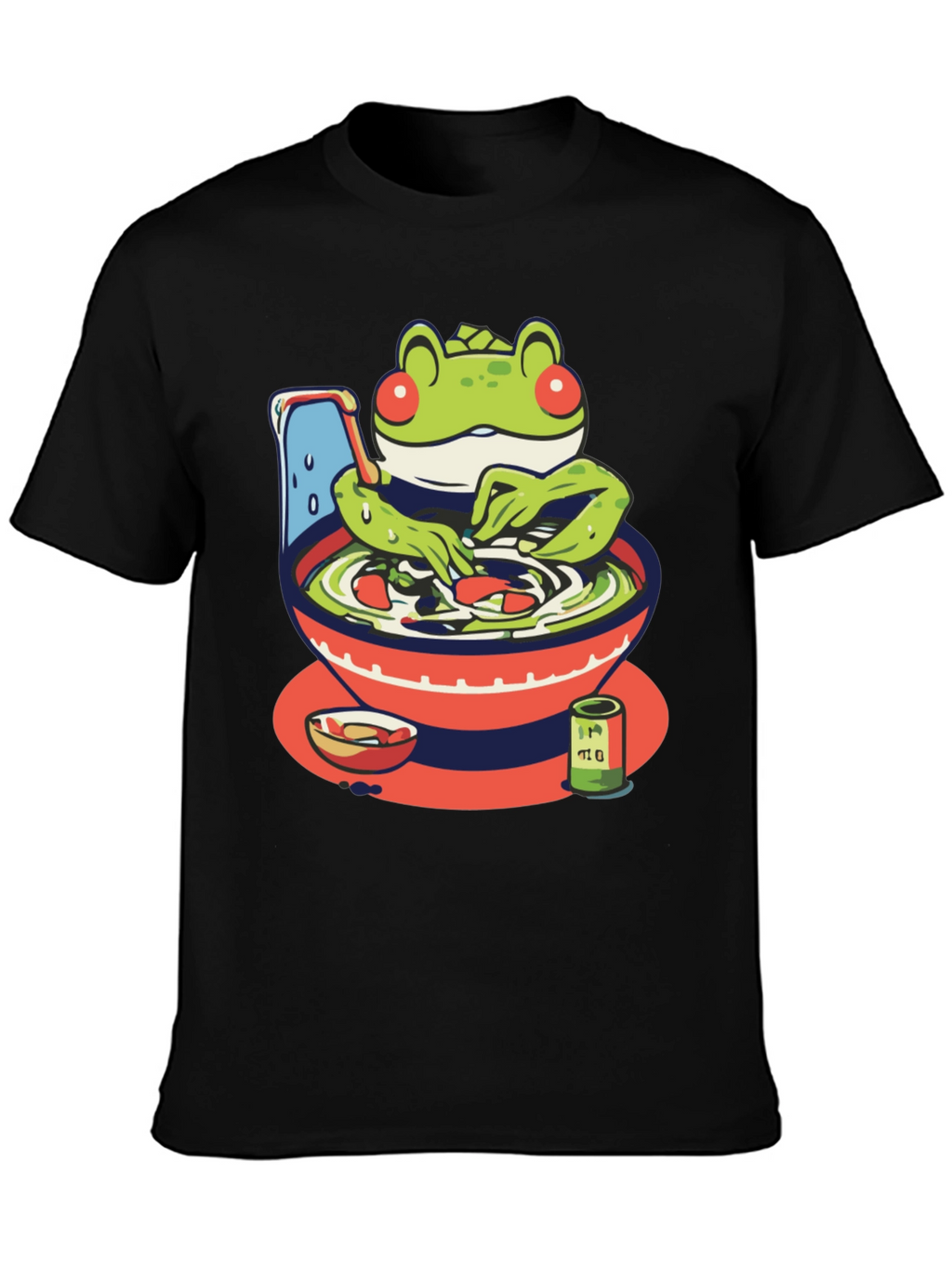 Frog Ramen T-Shirt - Unique Graphic Tee