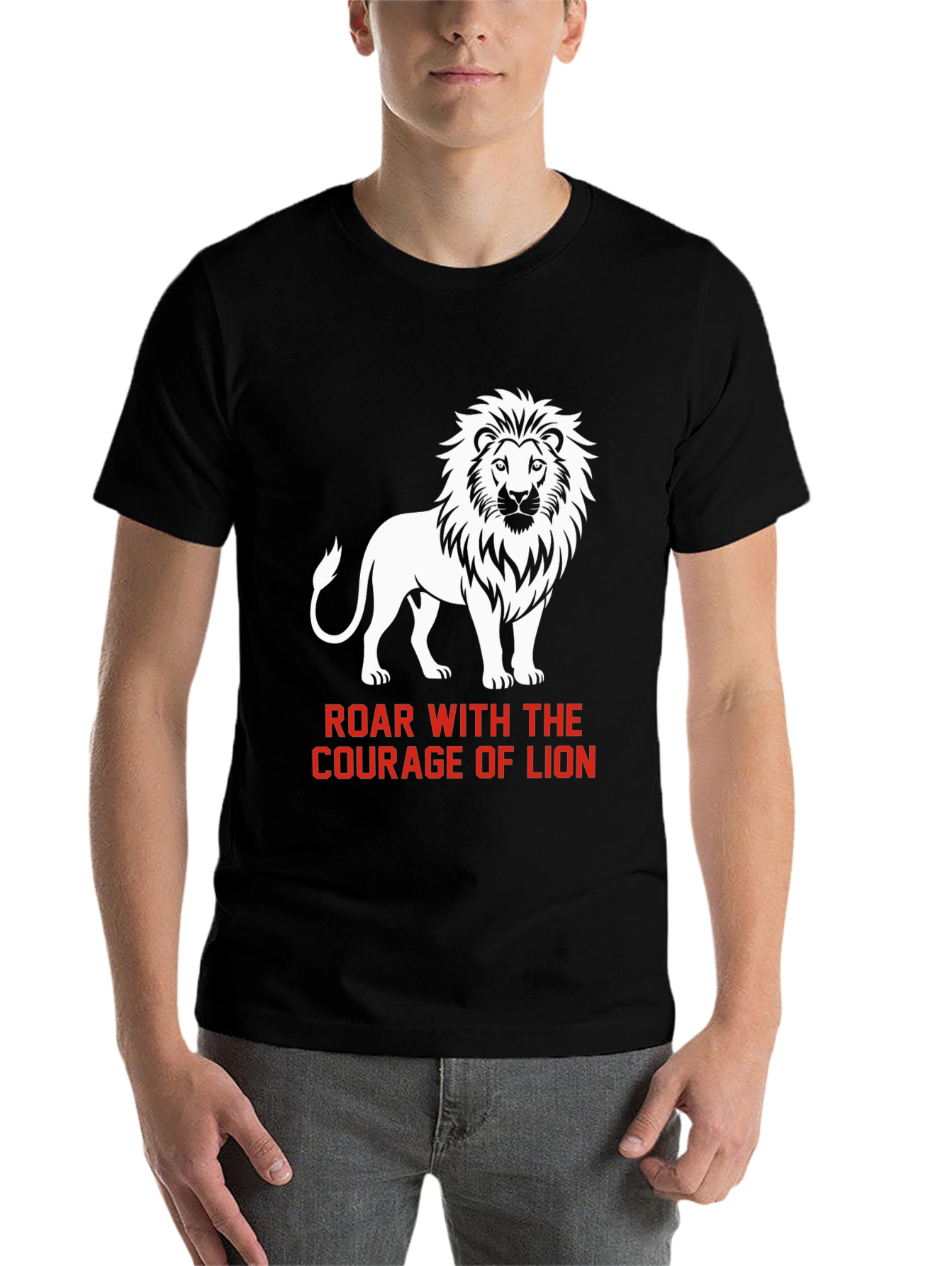 Courage of Lion Graphic T-Shirt