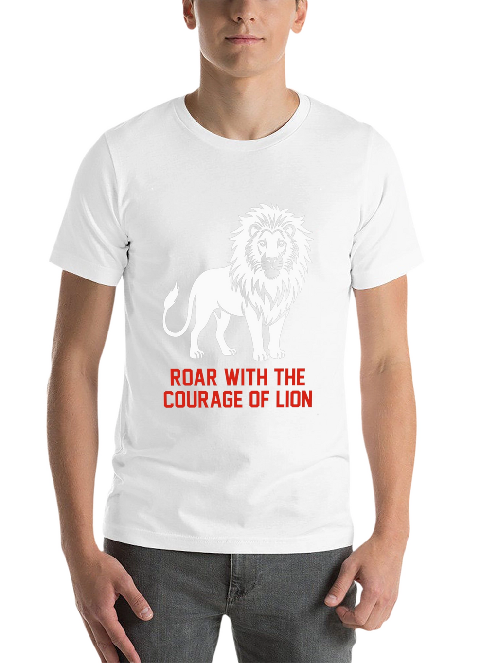 Courage of Lion Graphic T-Shirt