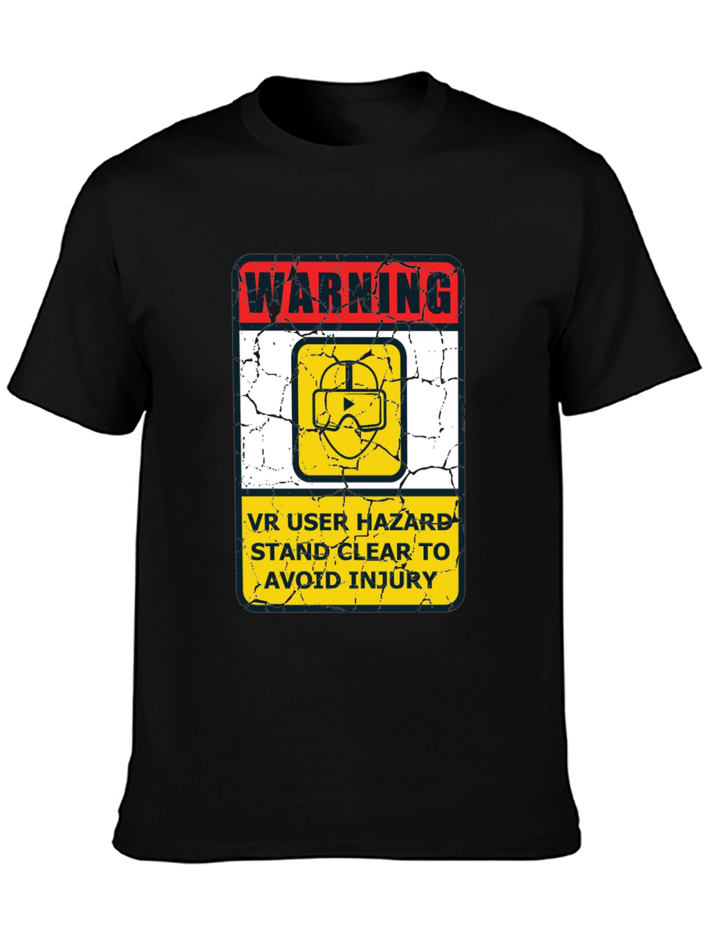 VR Hazard Warning Graphic Tee