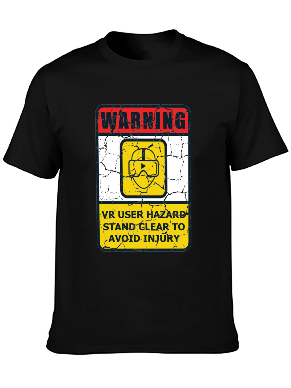 VR Hazard Warning Graphic Tee