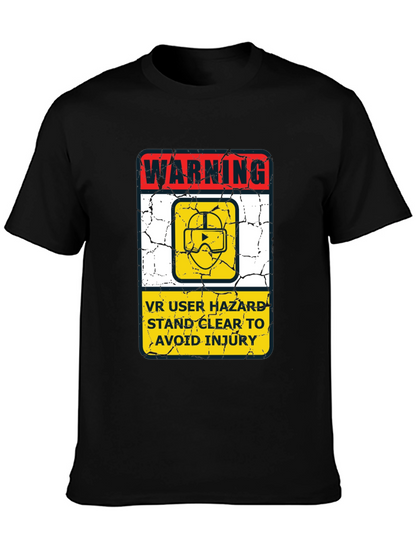 VR Hazard Warning Graphic Tee