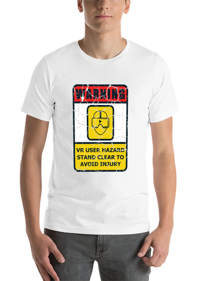 VR Hazard Warning Graphic Tee