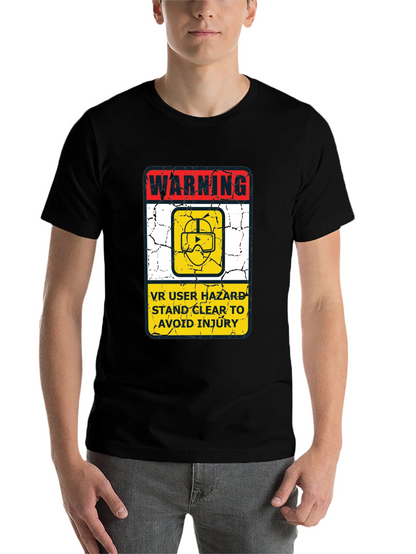 VR Hazard Warning Graphic Tee