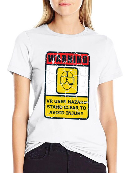 VR Hazard Warning Graphic Tee