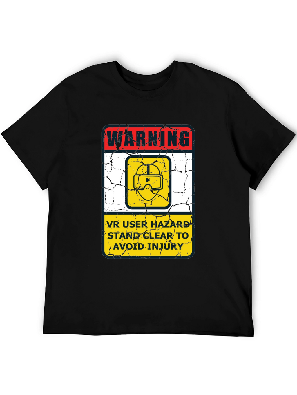 VR Hazard Warning Graphic Tee