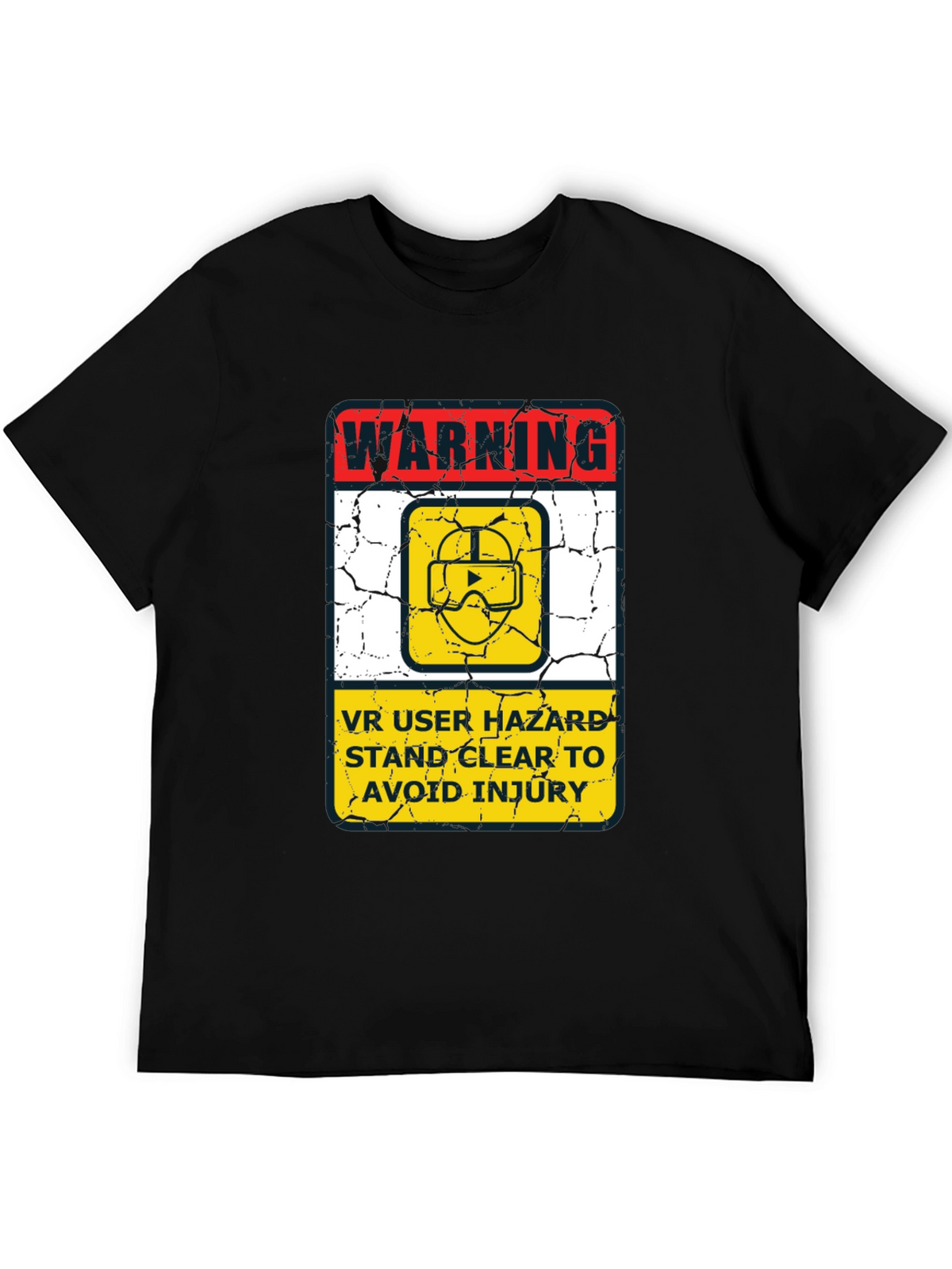 VR Hazard Warning Graphic Tee