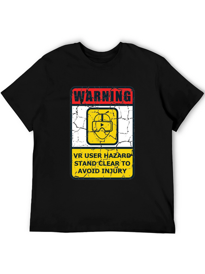 VR Hazard Warning Graphic Tee