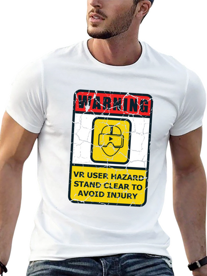 VR Hazard Warning Graphic Tee