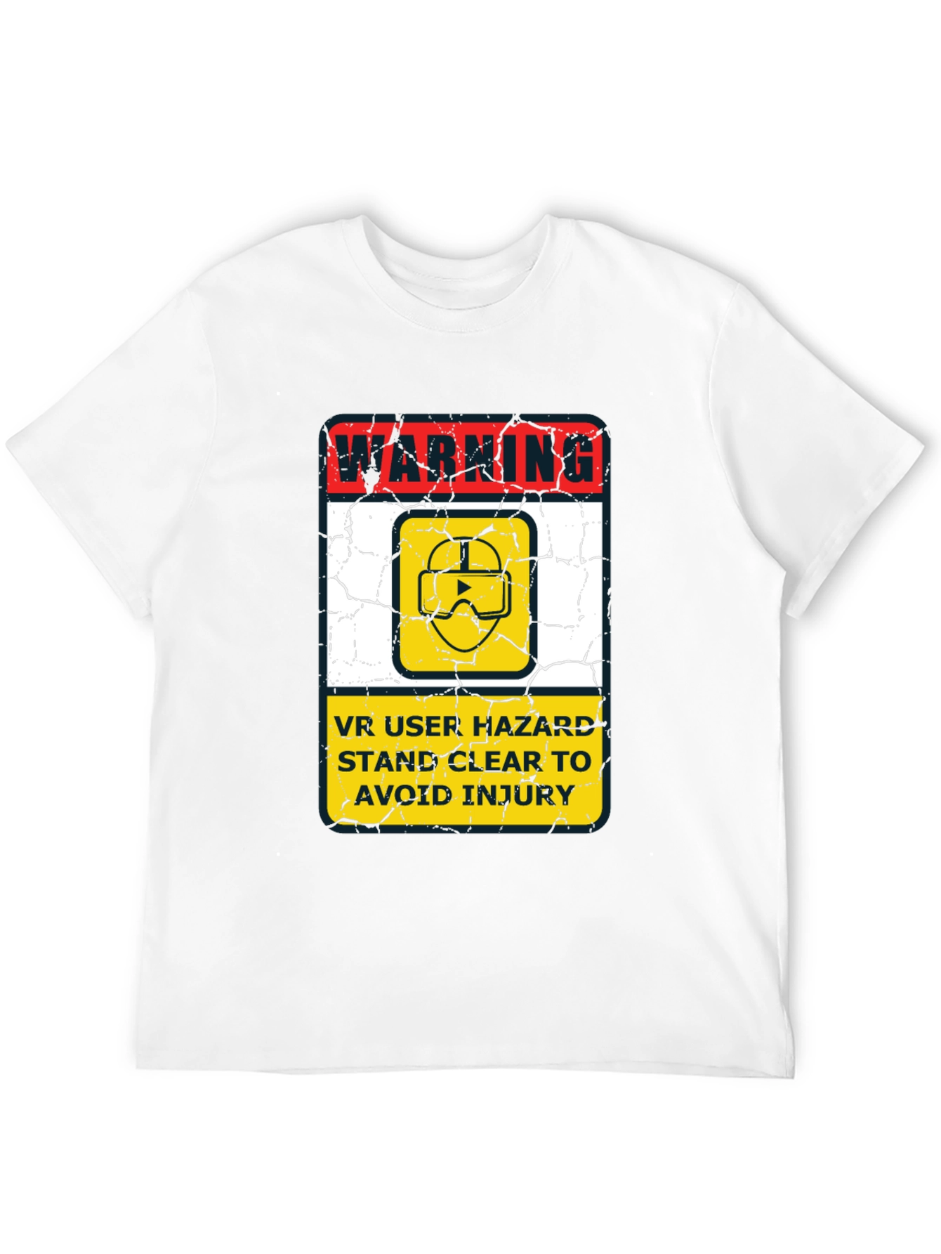 VR Hazard Warning Graphic Tee