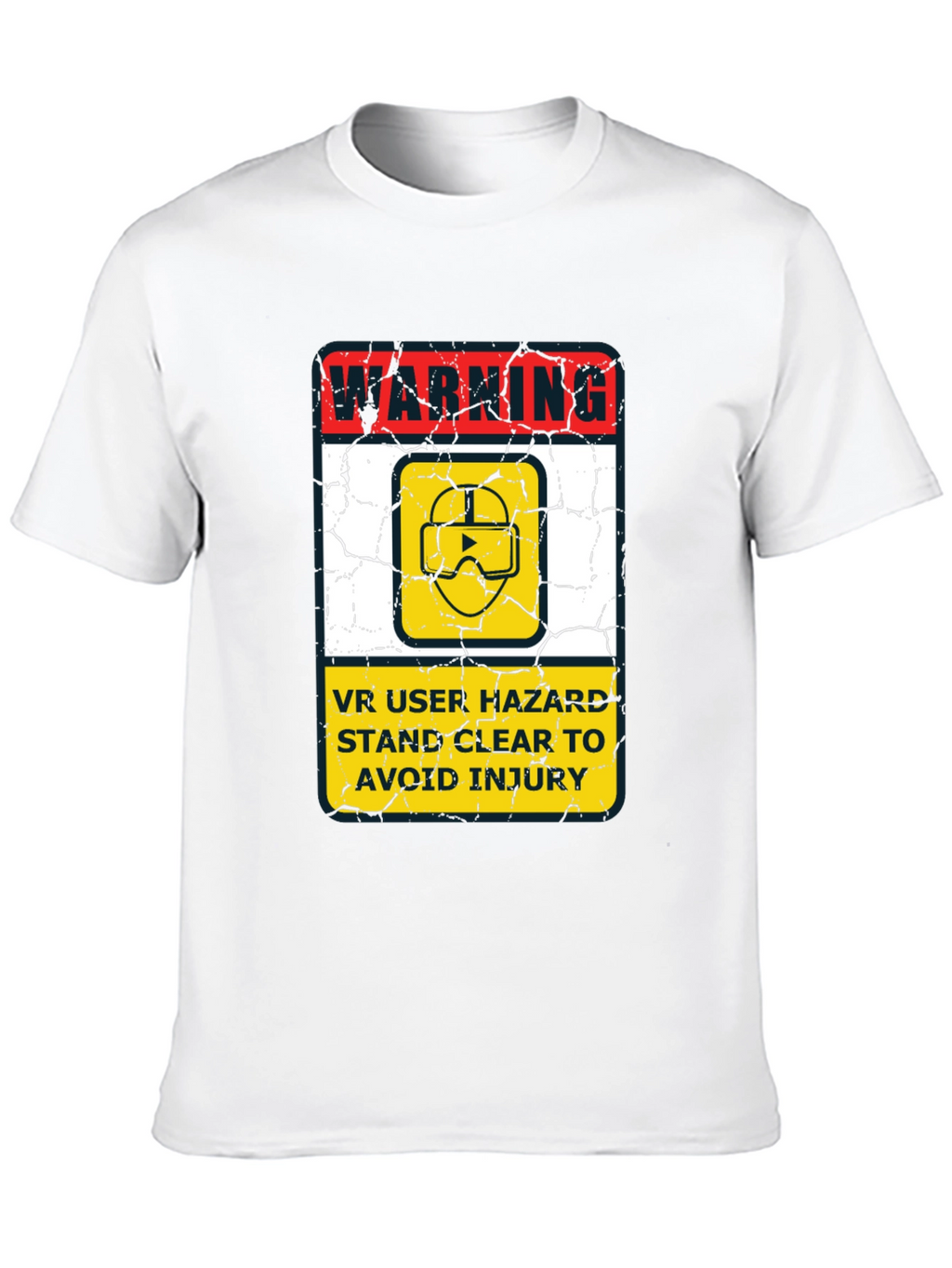 VR Hazard Warning Graphic Tee