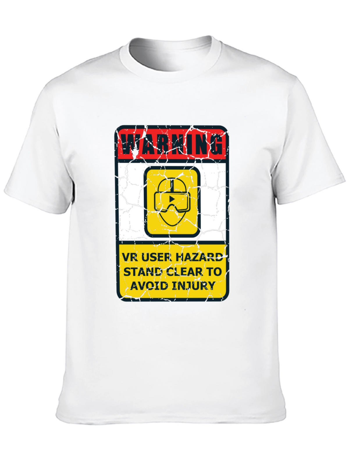 VR Hazard Warning Graphic Tee