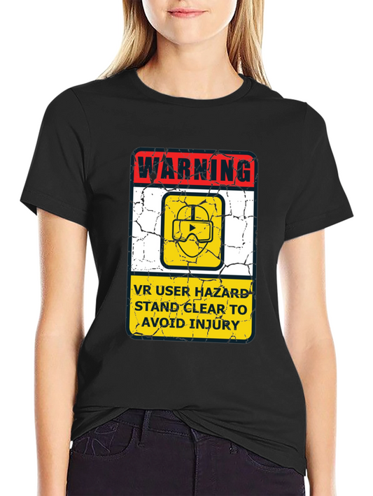 VR Hazard Warning Graphic Tee