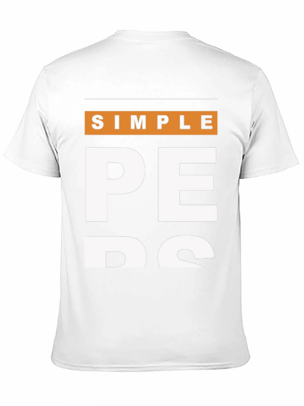 Simple Pers Black T-Shirt - Casual Fashion